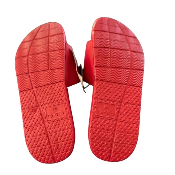 Arizona Cardinals Colorblock Big Logo Gel Slide Red Men’s Size 9-10 Team Pride - Picture 6 of 7